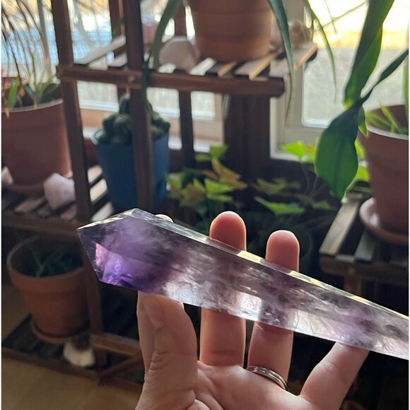 🛑SOLD🛑6” High Quality Amethyst Crystal Root Wand - Picture 7 of 12